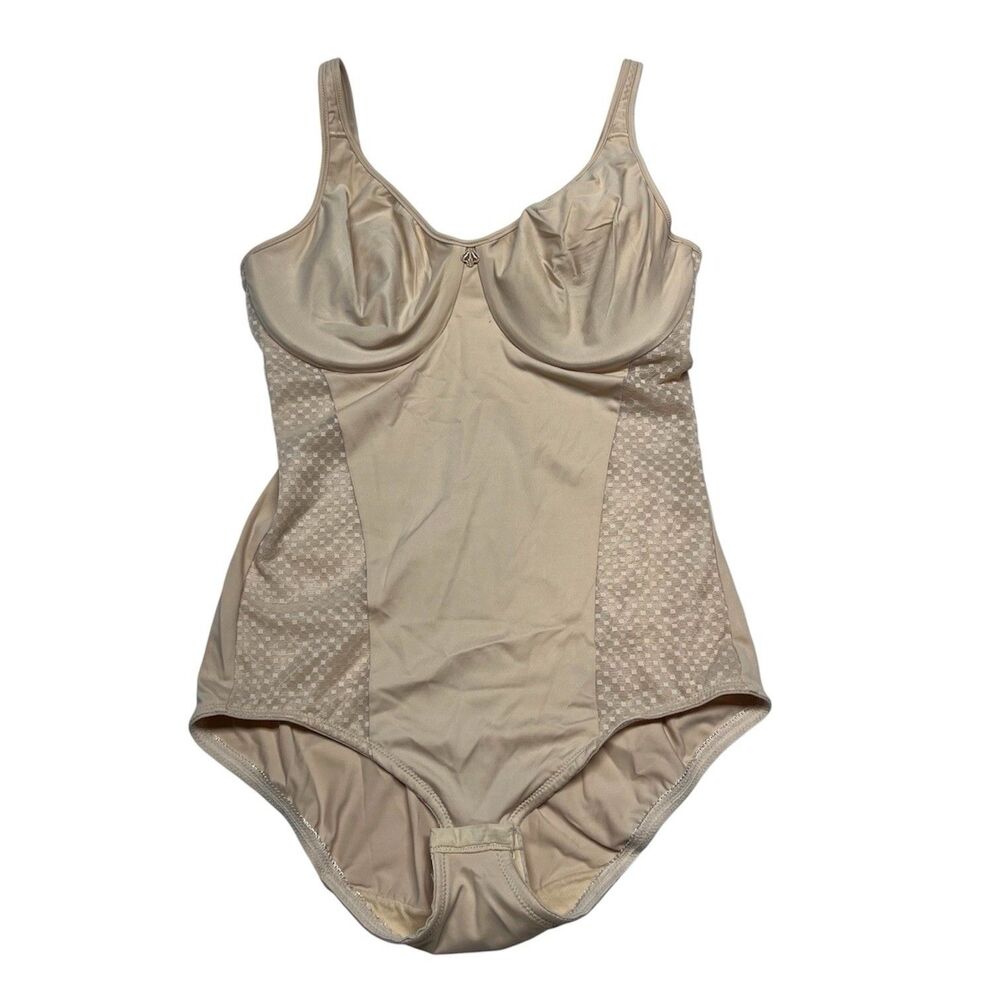 Bali Shapewear Firm Control Lace Built-in Bra Body Shaper 36D